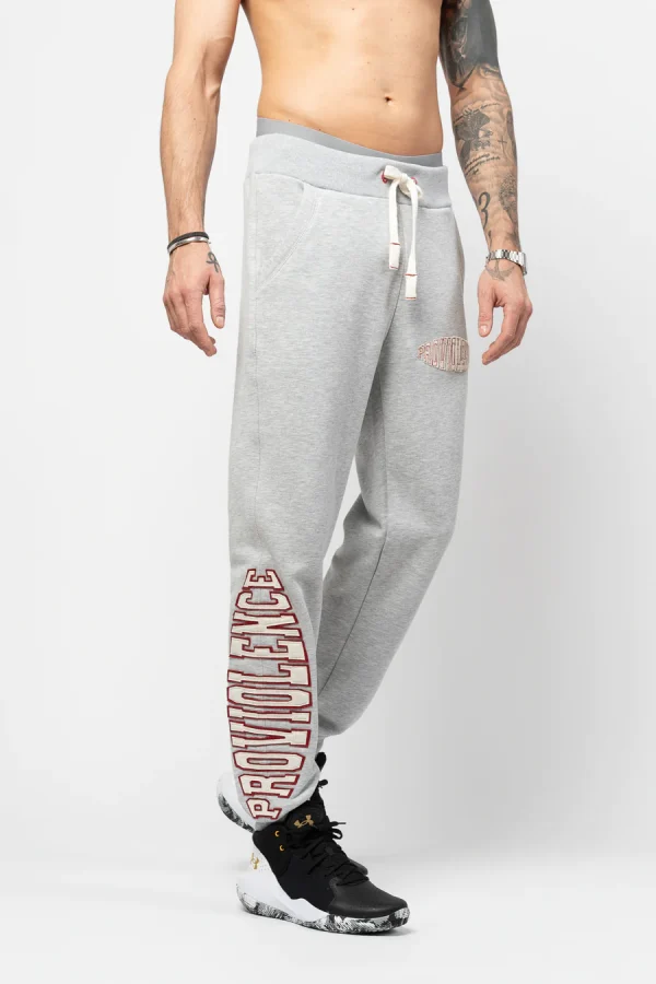 PRO VIOLENCE JOGGINGHOSE EMBROIDERY LOGO HEATHER GREY