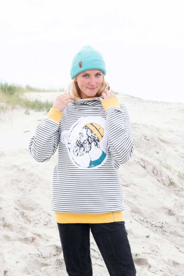 Schwerelosigkite Hoodie "Seebär" – Bild 2