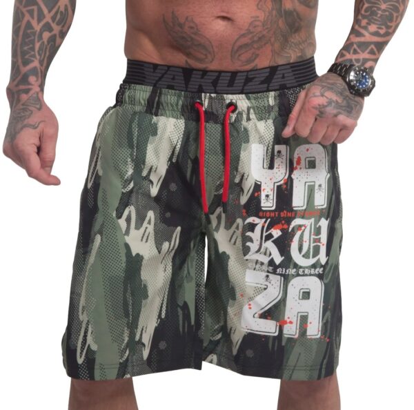 URBNSTL Badeshorts camo/grey