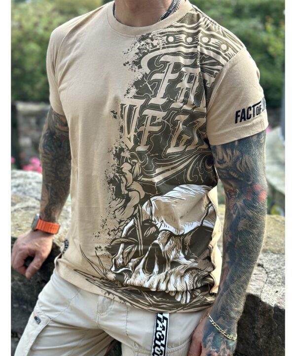 Fact of Life T-Shirt „Mogwai“ gilded beige – Bild 3