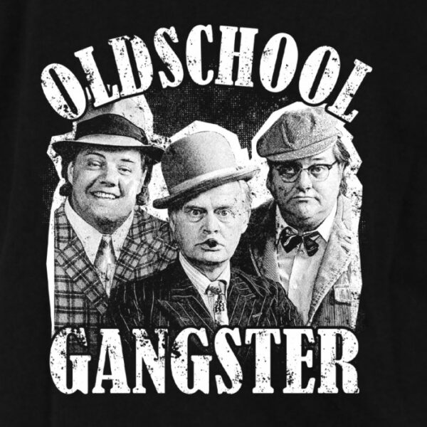 Oldschool Gangster Neu Herren T-Shirt Schwarz – Bild 3