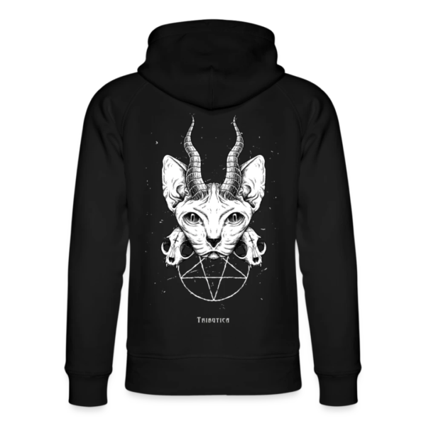 "Evil Cat" Zip Hoodie von Tributica – Bild 4