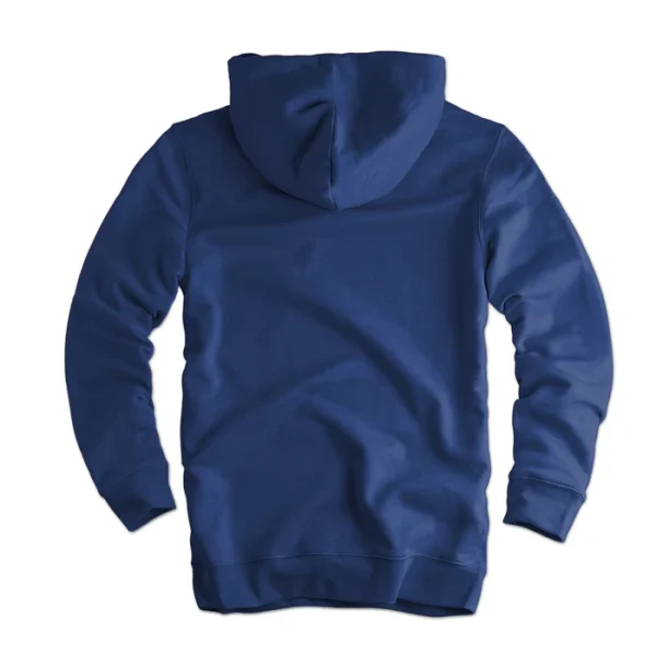 Herren Hoodie Label 23 navy-orange – Bild 2