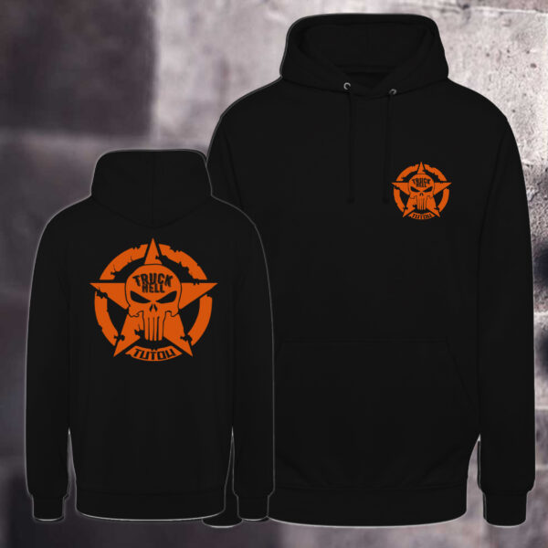 Truck Hell Hoodie mit großem Rückendruck | Stern