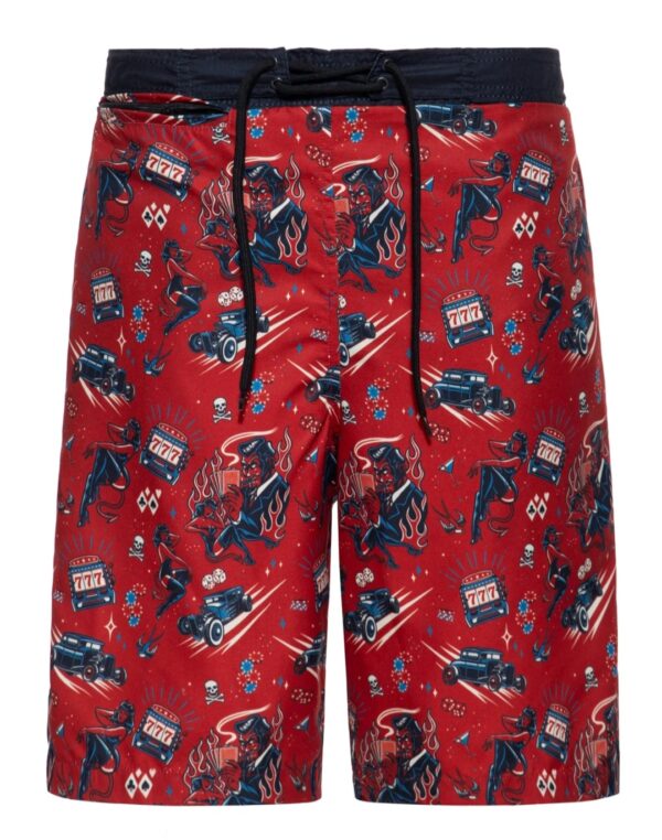 Badeshorts «Rockabilly Devil» King Kerosin