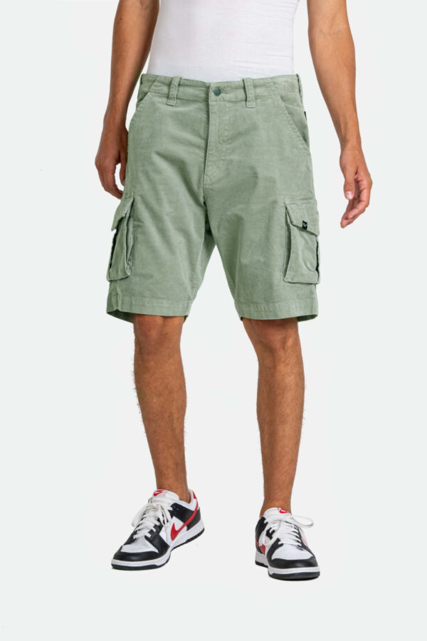 Reell - City Cargo Short ST -  Baby Cord Aqua Grey