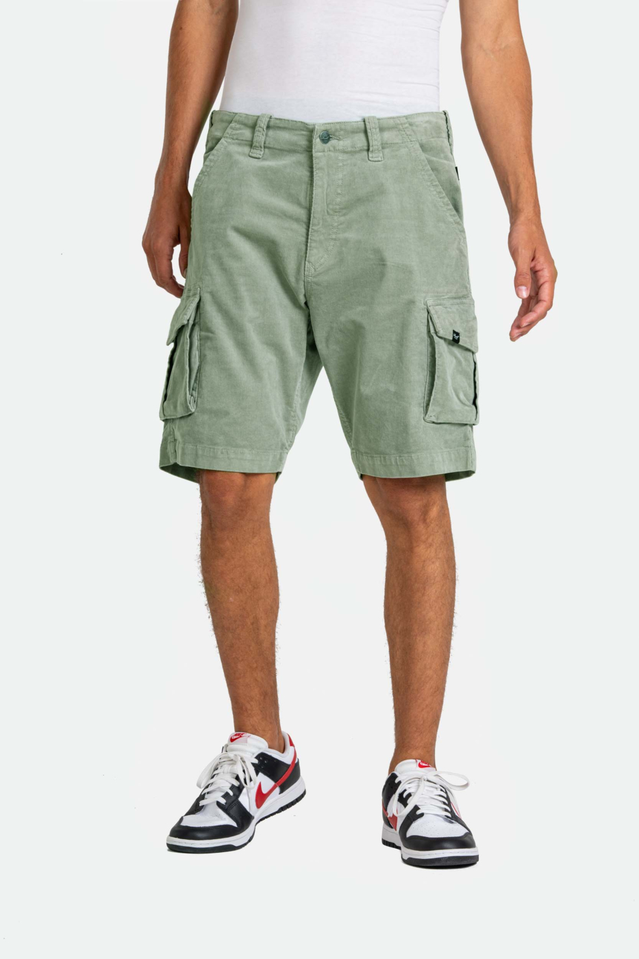 Reell - City Cargo Short ST -  Baby Cord Aqua Grey