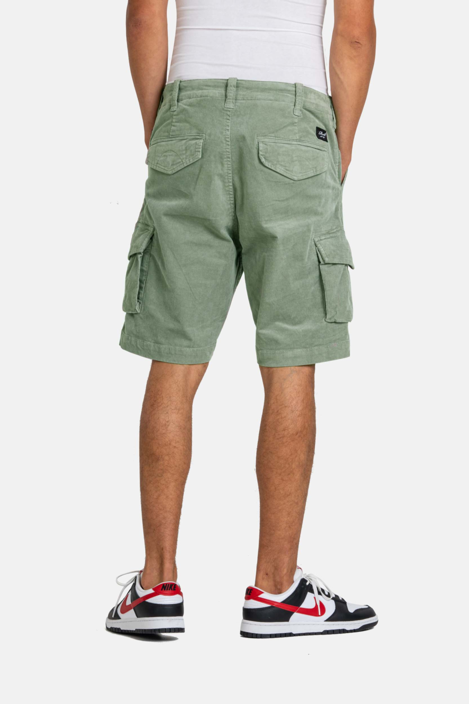 Reell - City Cargo Short ST -  Baby Cord Aqua Grey – Bild 6