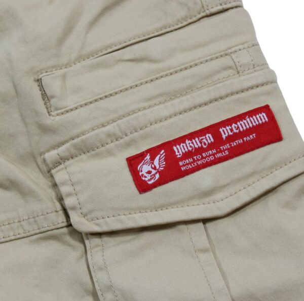 Yakuza Premium Herren Cargo Shorts 3852 sand – Bild 2