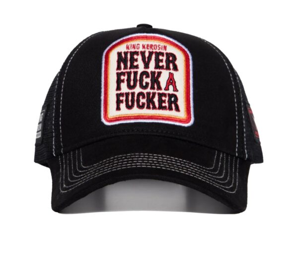 Trucker Cap «Never Fuck A Fucker» – Bild 2