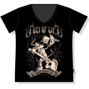 Fact of Life Frauen T-Shirt „Blood Never Lies“  black
