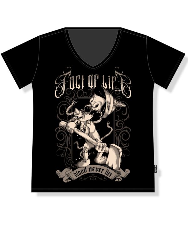 Fact of Life Frauen T-Shirt „Blood Never Lies“  black