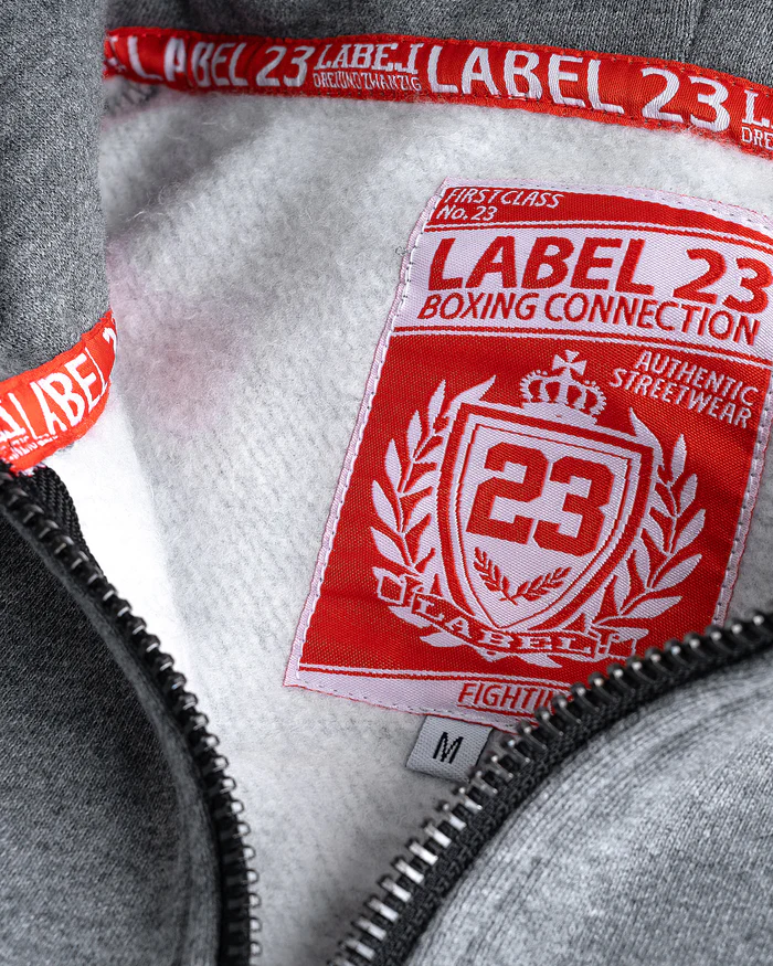 Männer Zip-Hoodie BCTA 2.0 schwarz-grau – Bild 5