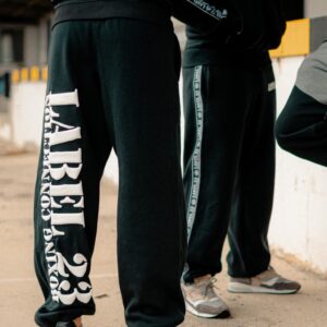 Männer Jogginghose BCTA schwarz-weiss