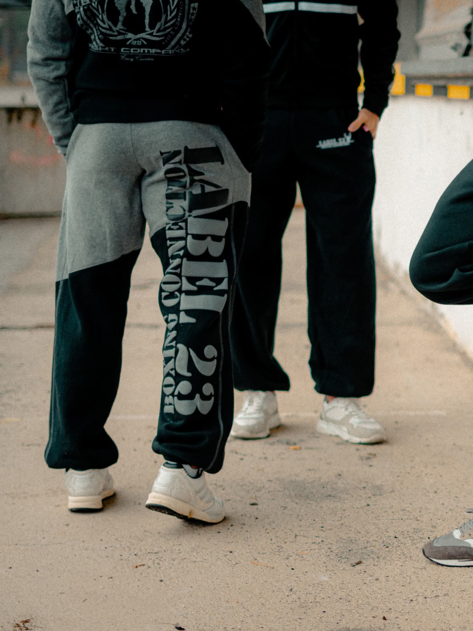 Männer Jogginghose BCTA schwarz-grau