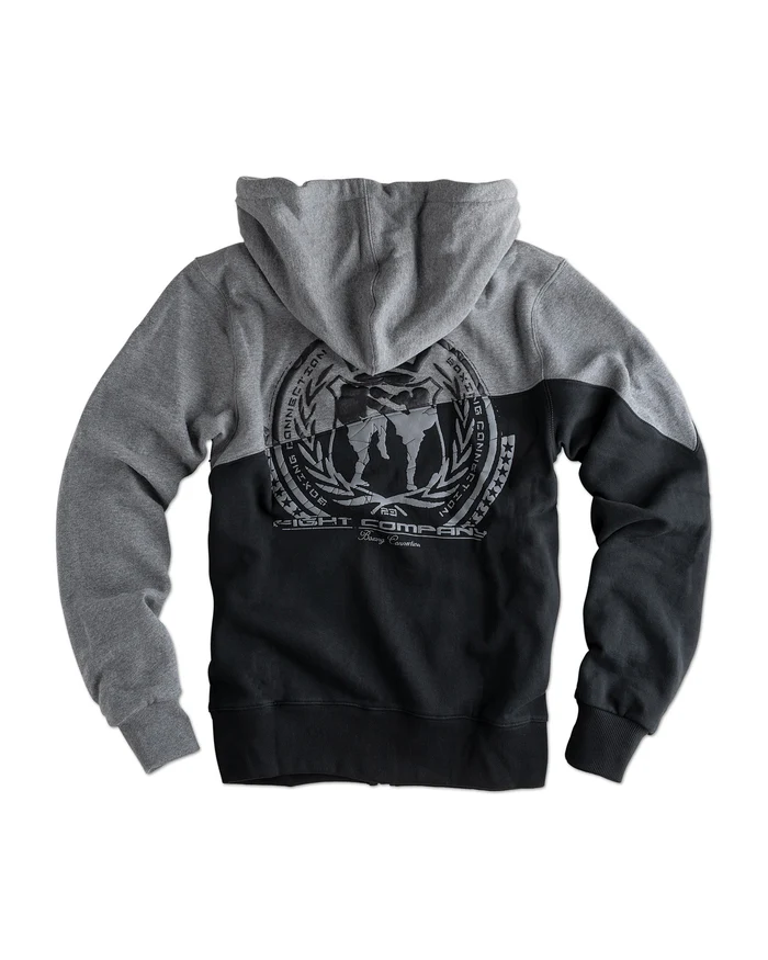 Männer Zip-Hoodie BCTA 2.0 schwarz-grau – Bild 3