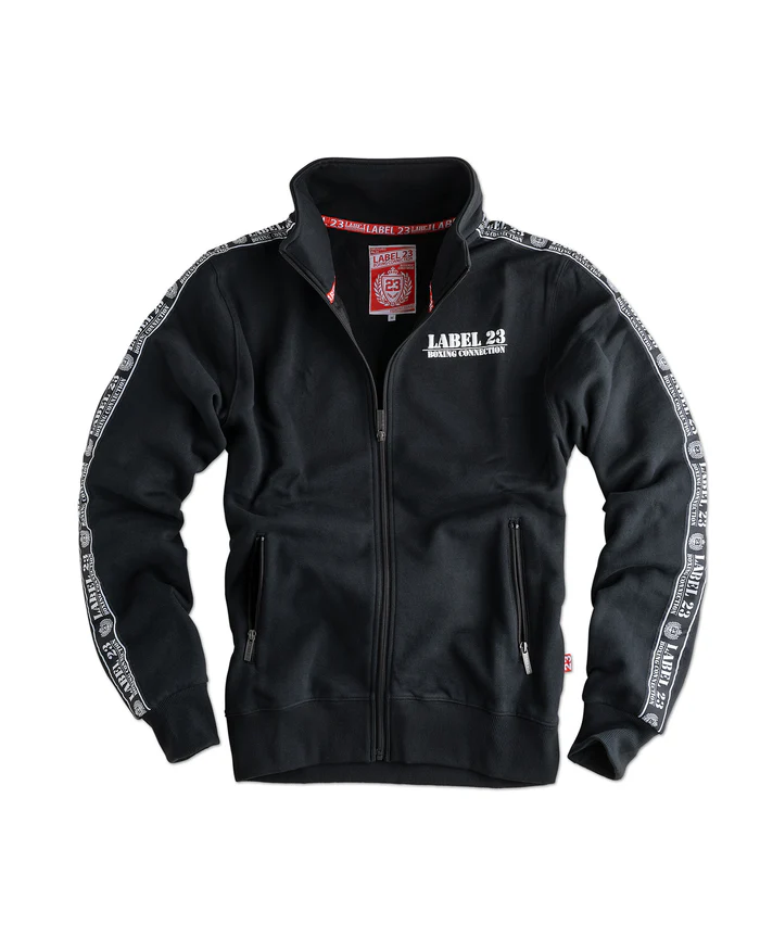 Männer Zip-Sweatshirt BC Classic schwarz – Bild 2