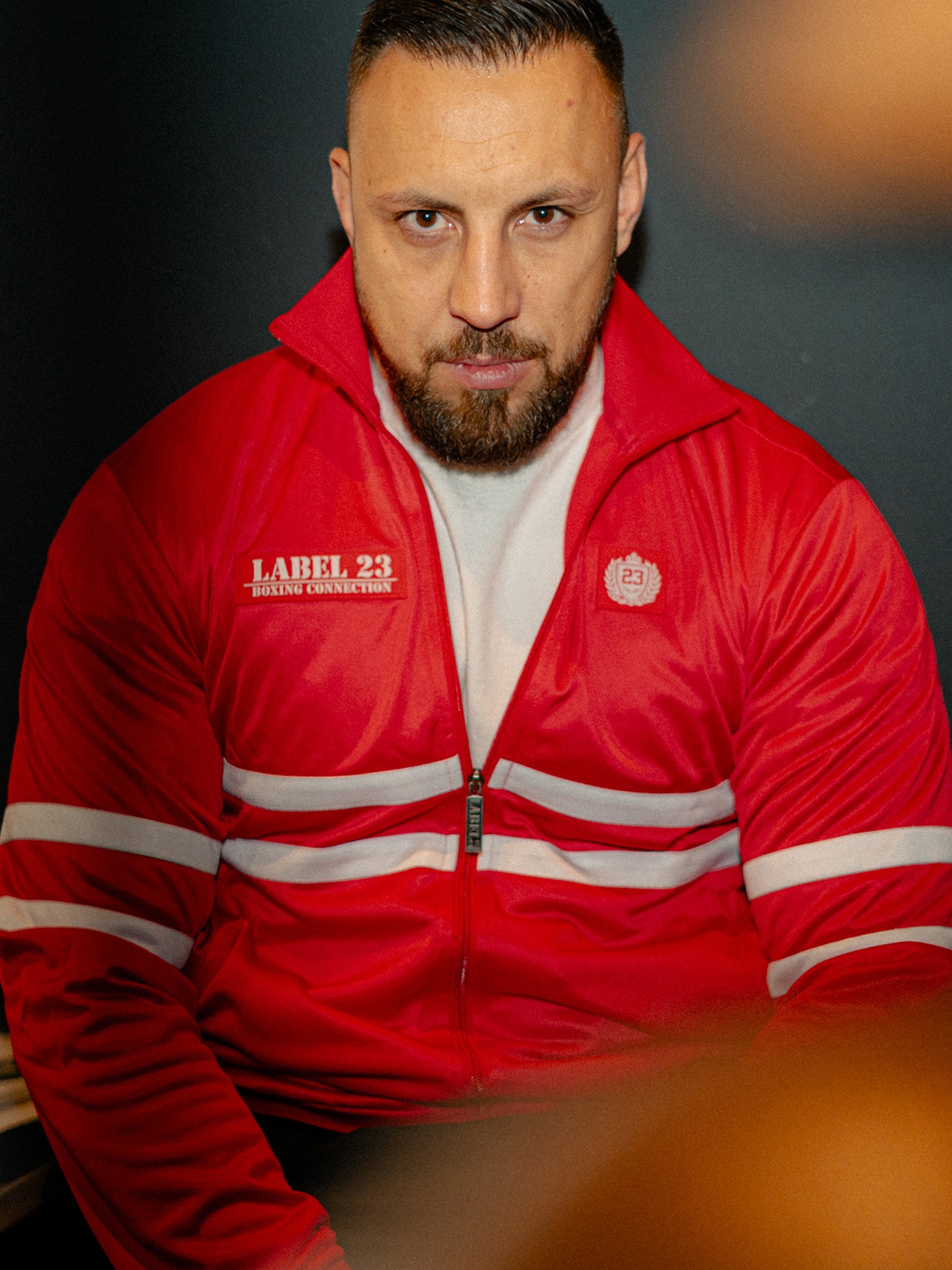 Herren Trainingsjacke TS23 Red Edition Label 23