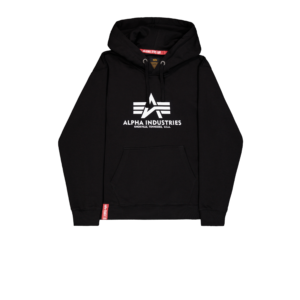 Basic Hoodie  Alpha Industries schwarz – Bild 6