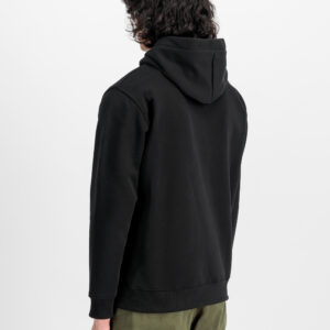 Basic Hoodie  Alpha Industries schwarz – Bild 3