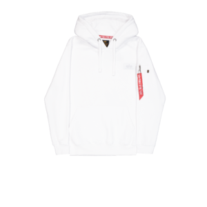 Backprint Hoodie Alpha Industries white – Bild 6