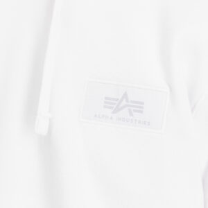 Backprint Hoodie Alpha Industries white – Bild 7