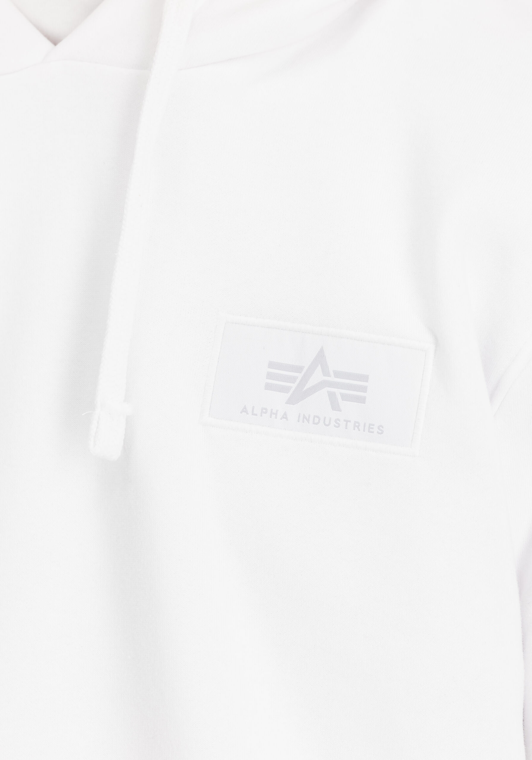 Backprint Hoodie Alpha Industries white – Bild 7