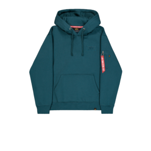 Backprint Hoodie Alpha Industries deep petrol – Bild 8