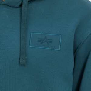 Backprint Hoodie Alpha Industries deep petrol – Bild 3