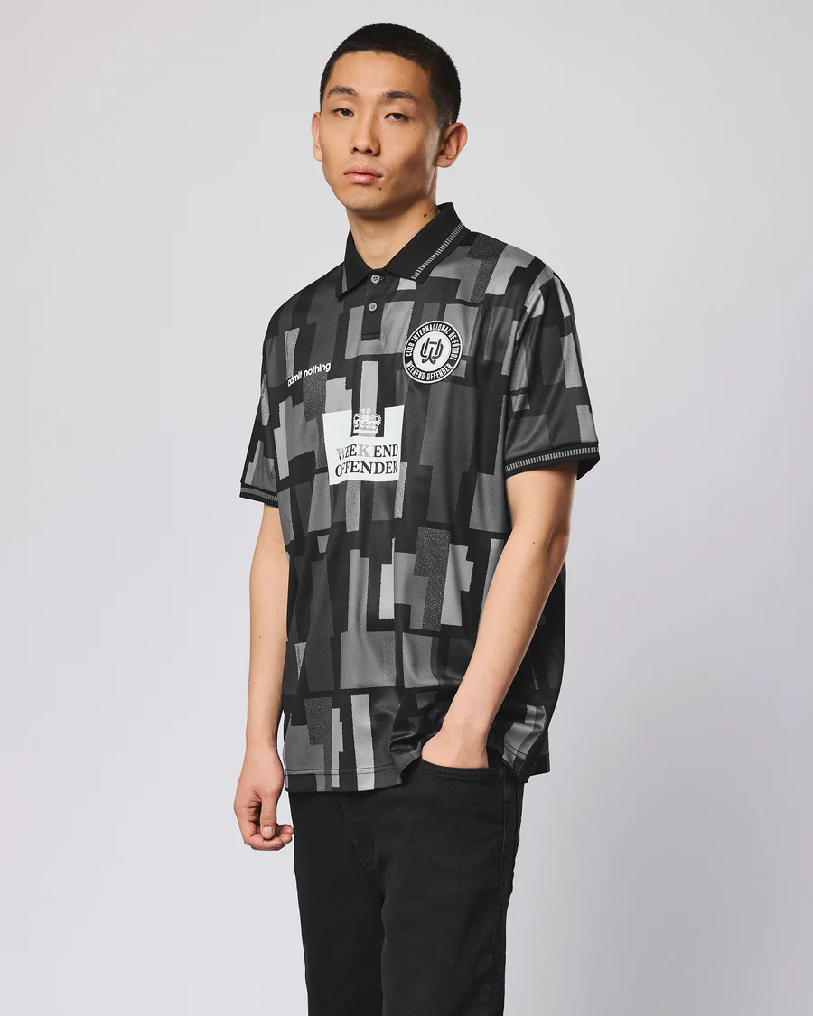 Kiffan Fußballtrikot Schwarz – Bild 5