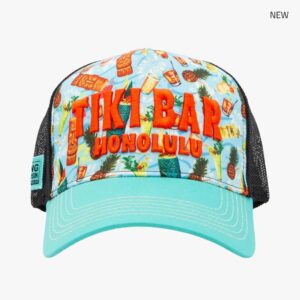 Trucker Cap 'Tiki Bar Honolulu' in Türkis