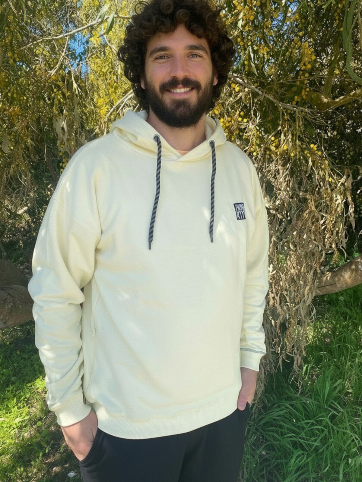 Schwerelosigkite Hoodie "Anker" Unisex – Bild 3