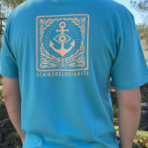 Schwerelosigkite Unisex Shirt „Anker“ blau
