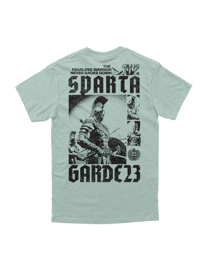 Männer T-Shirt Sparta - mint | Label 23 – Bild 2