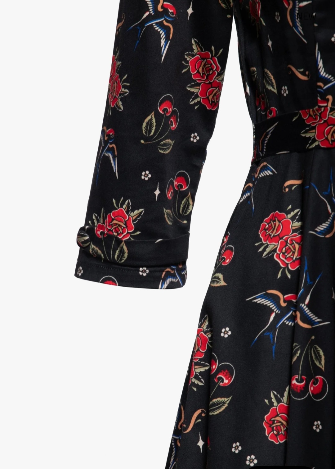 Damen Swing Kleid "Cherries and Roses" – Bild 4