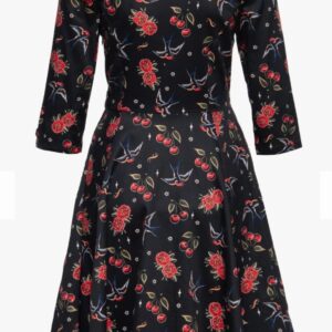 Alternative view of Damen Swing Kleid "Cherries and Roses"