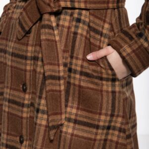 Vintage Mantel Queen Kerosin  in brown – Bild 5